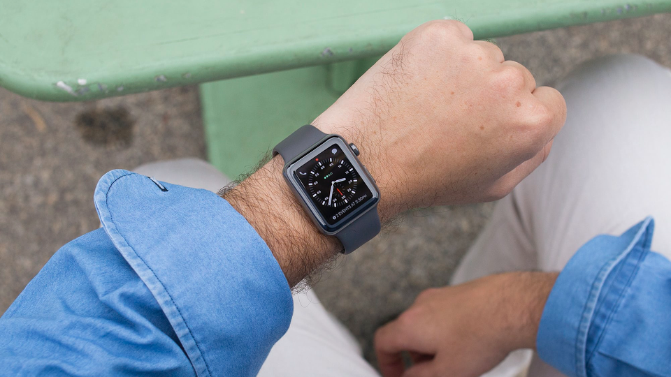 The black ceramic Apple Watch Series 3 Edition.